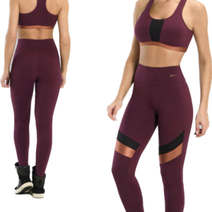 TOP DEPORTIVO AERO DRY CON TULE ESPALDA MEDIA