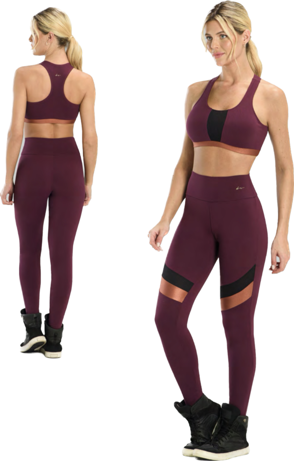 TOP DEPORTIVO AERO DRY CON TULE ESPALDA MEDIA